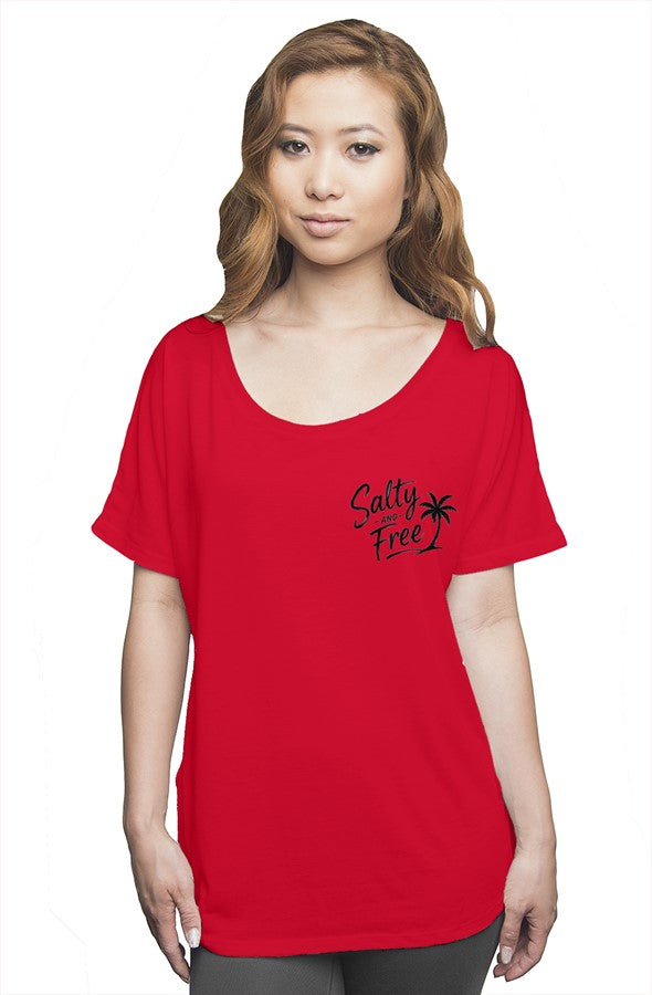 off shoulder palm