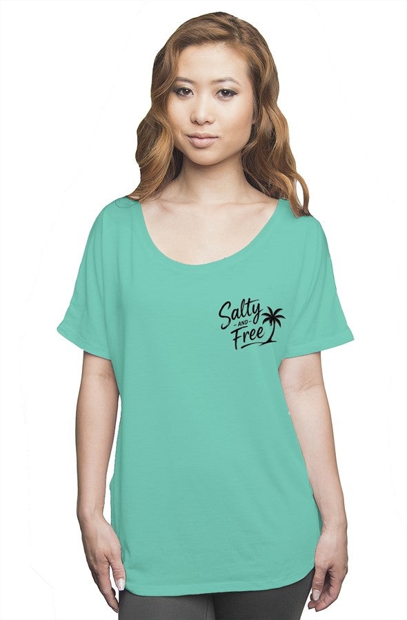 off shoulder palm